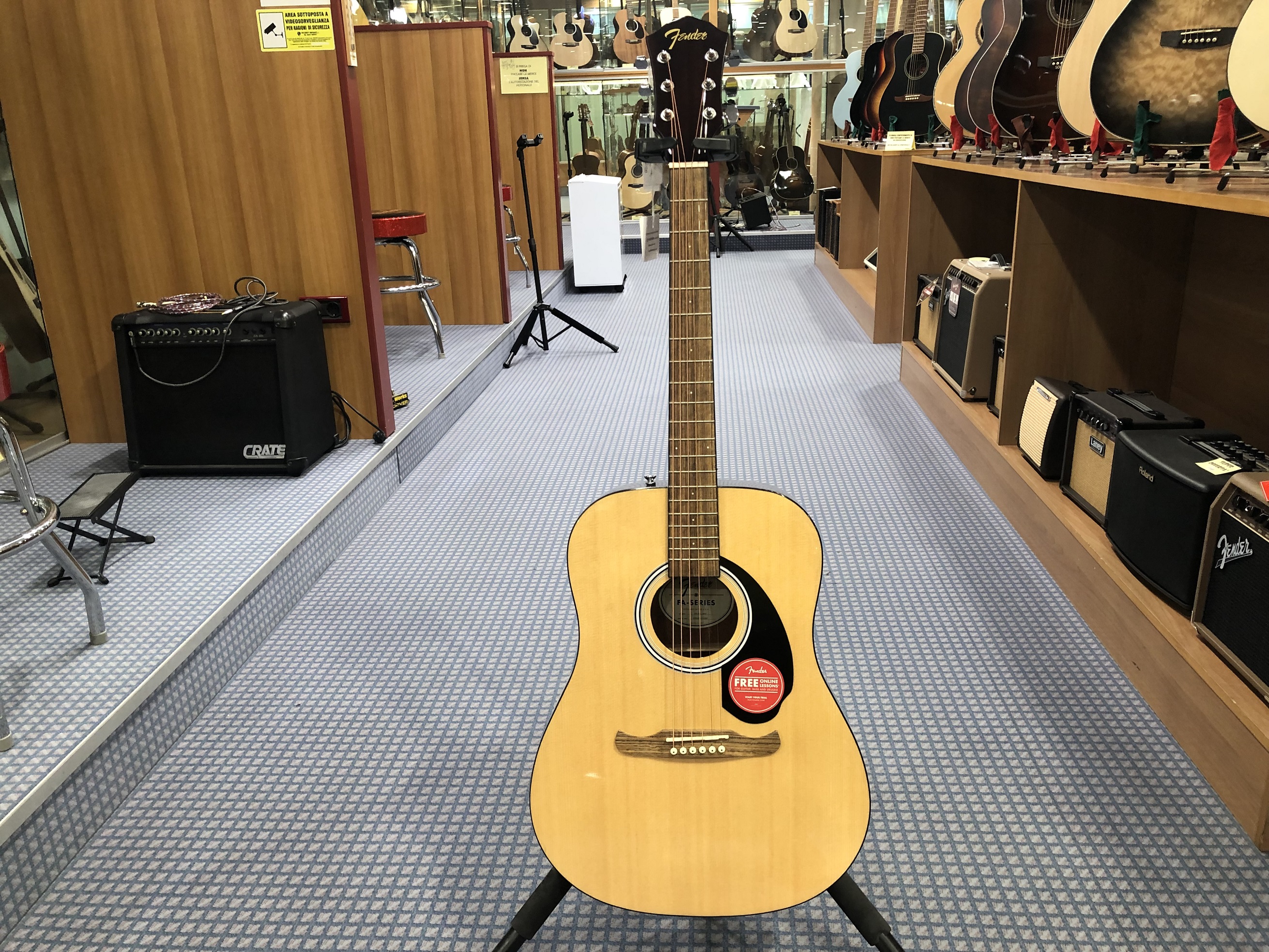 Fender FA-125 Dreadnought Natural WN - Strumenti Musicali Marino Baldacci