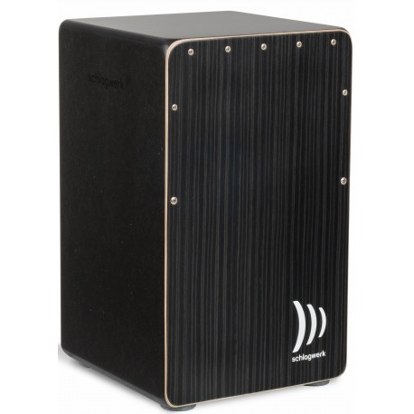 Schlagwerk CP91 Cajon Rudiments Hard Coal Stripes