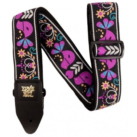 Ernie Ball 5331 Purple Bird Lupin Jacquard Strap