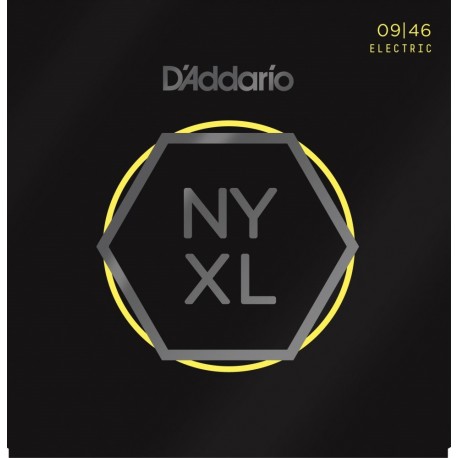 D'Addario Kit Pz.4  NYXL0946 chitarra elettrica Nickel Wound, Super Light Top Regular Bottom, 09-46